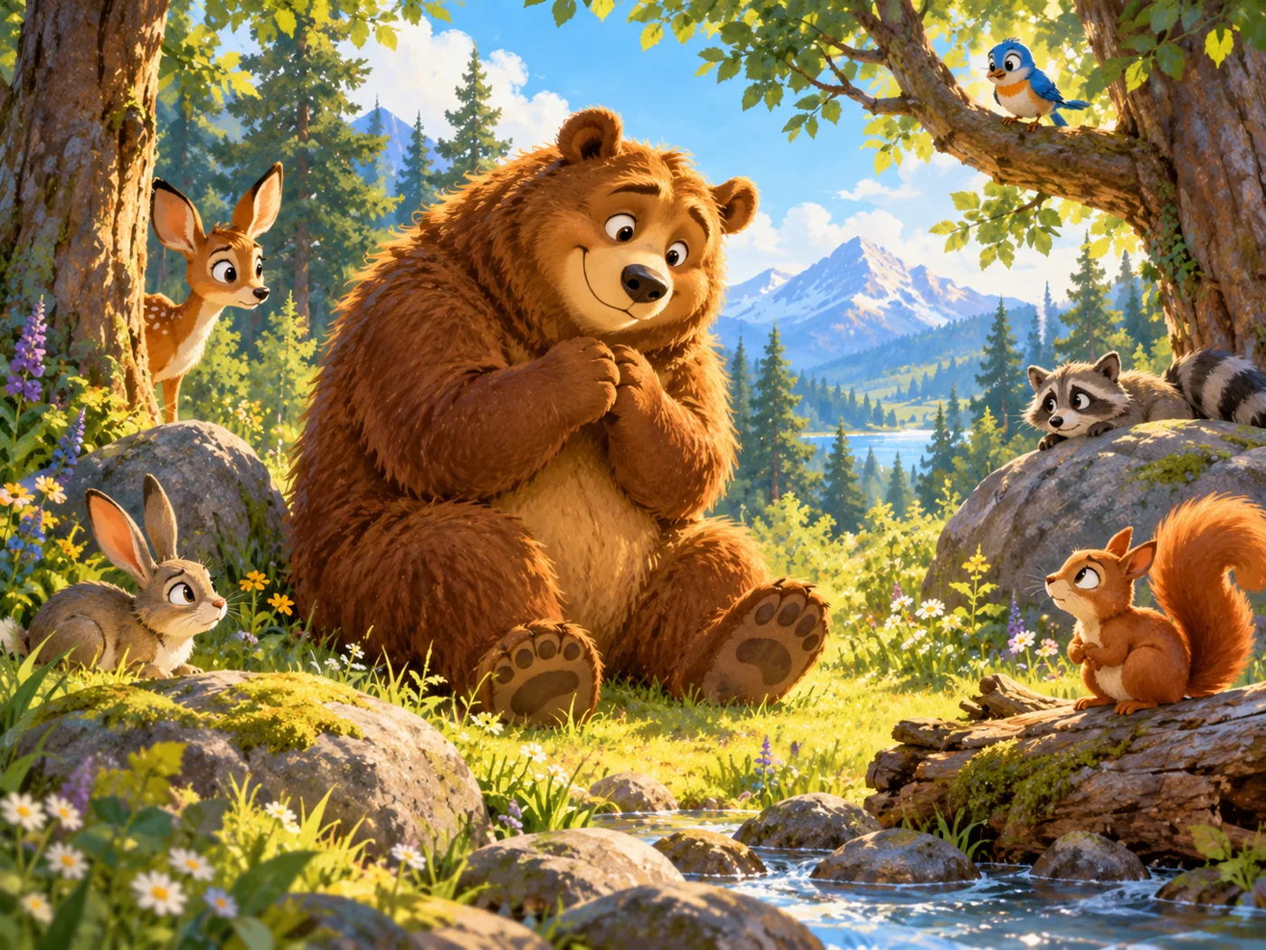 Illustration for The Lonely Bear