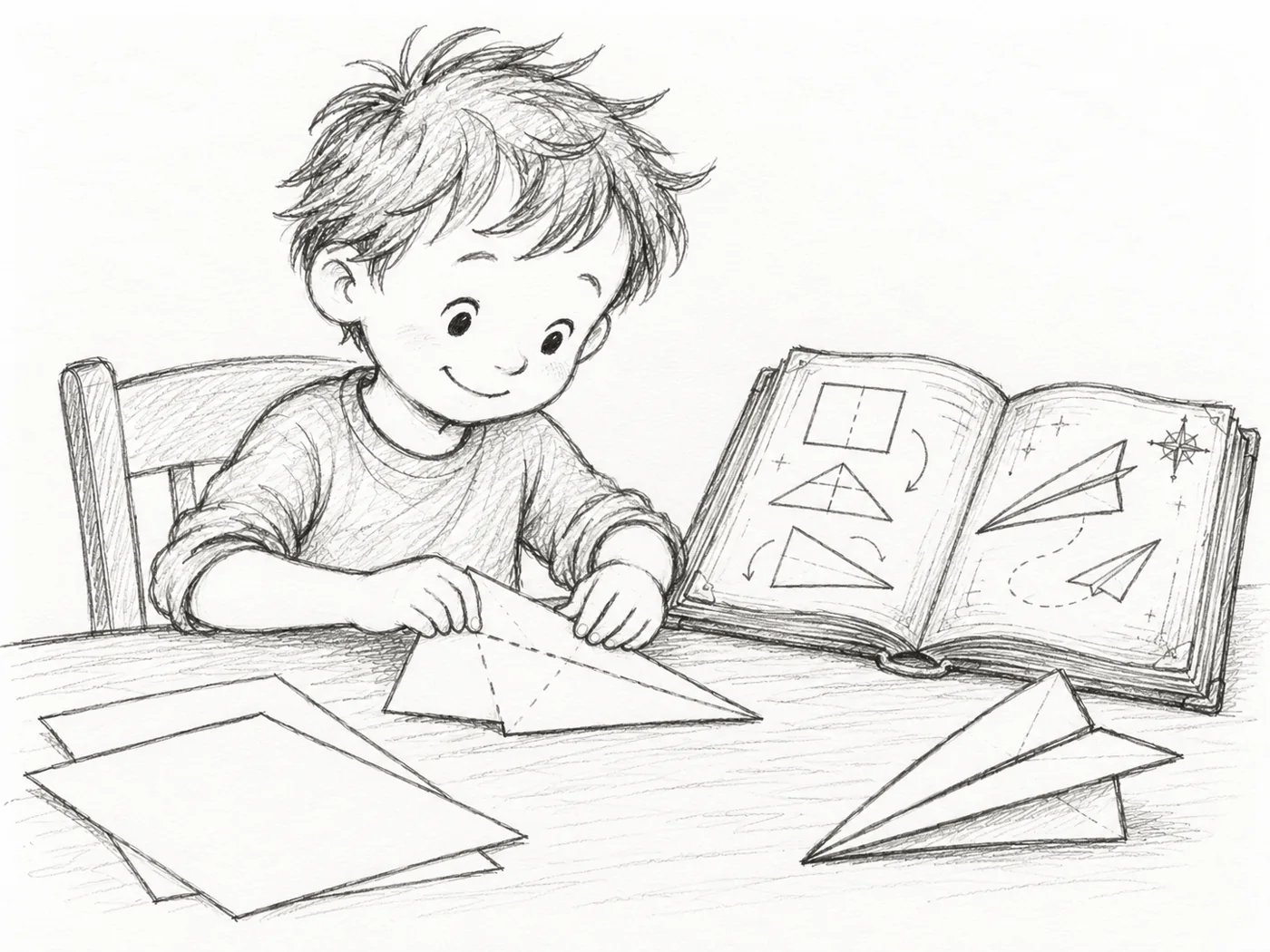 Illustration for Paper Airplanes You Can Make at Home